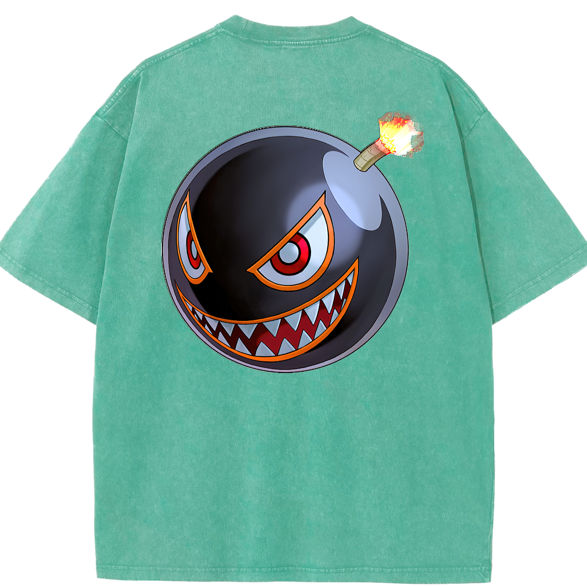 （画像用） 遊☆戯☆王 Yu-Gi-Oh! 綿100% ヴィンテージ風 半袖Tシャツ（背面プリント）